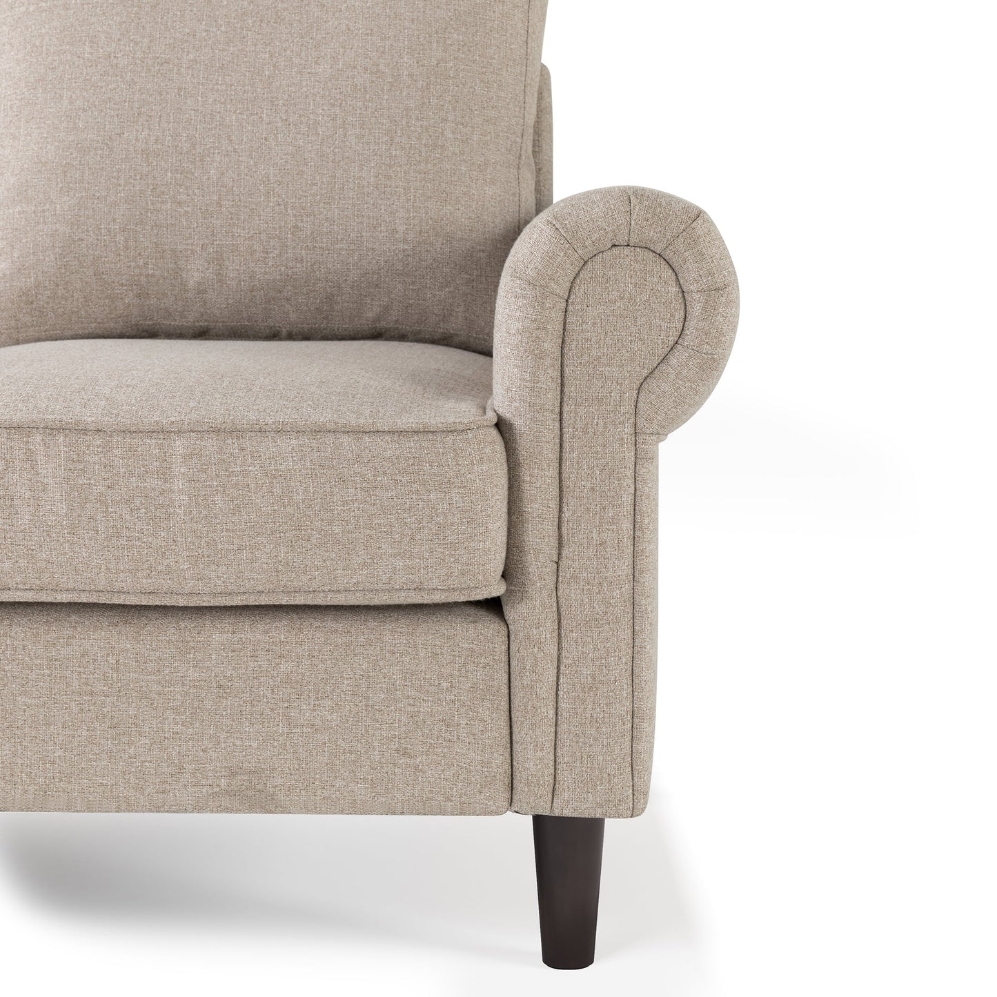 Madison Sofa Couch, Oatmeal Beige