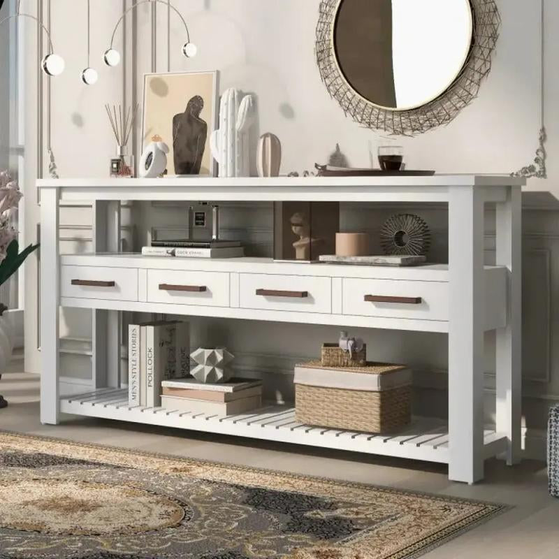 Stylish Furniture 62.2&#39;&#39; Modern Console Table Sofa