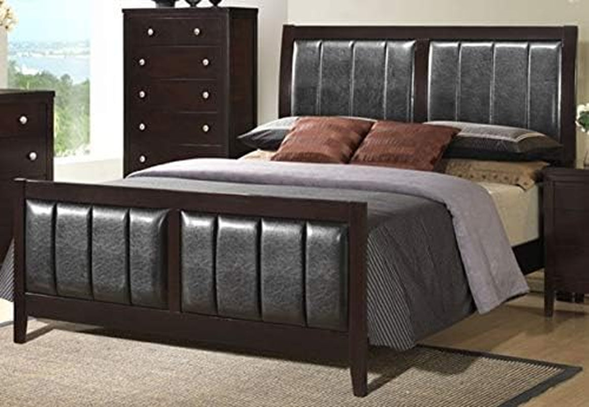 Contemporary Styling Rosa 5Pc Queen Bedroom Set(Q/D/M/N/C)