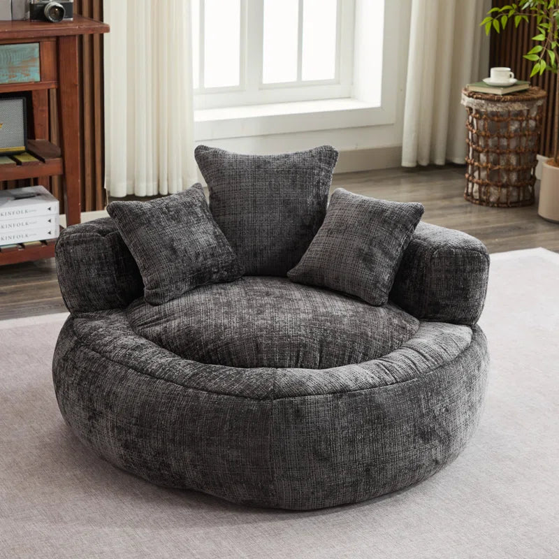 Chenille Armchair Bean Bag Chairs